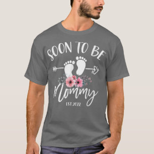 My First Mothers Day Pregnancy Reveal Mummy To Be  T-Shirt