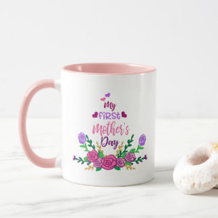 My First Mother's Day word art mug