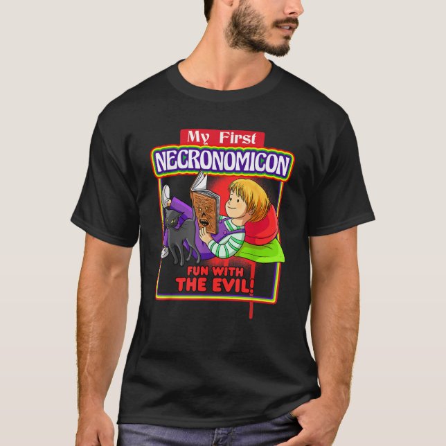 My first Necronomicon Fun with the Evil  Witchcraf T-Shirt (Front)