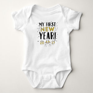 My First New Year Baby Bodysuit