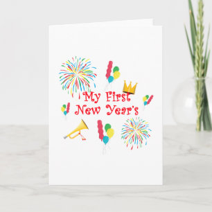 My First New Year's Holiday Card