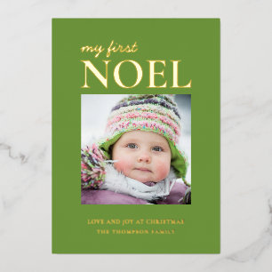 My First Noel Baby Photo Holiday