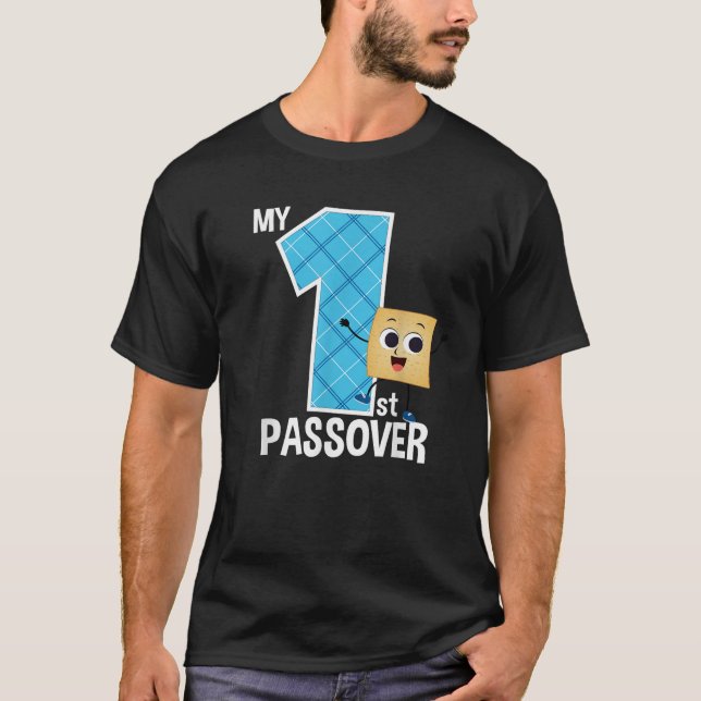 My First Passover Pesach Matzah Kawaii Pesah Cute  T-Shirt (Front)