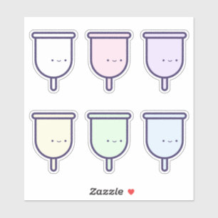 My First Period Cute Rainbow Menstrual Cups