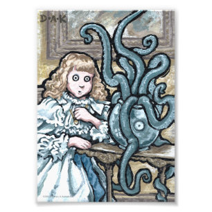 My First Pet #7 - Surreal Odd Goth Creature Photo Print