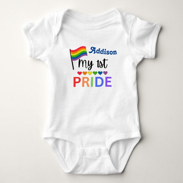 My first Pride for babys Gift ideas Baby Bodysuit (Front)