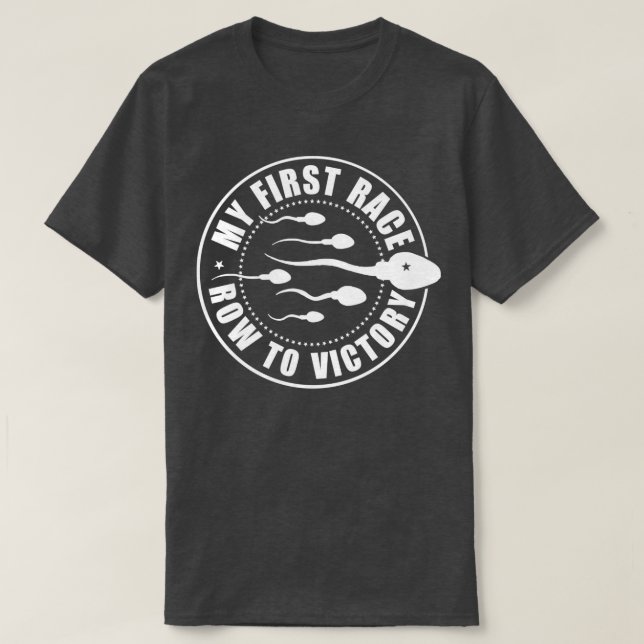 My first race row to victory T-Shirt (Design Front)
