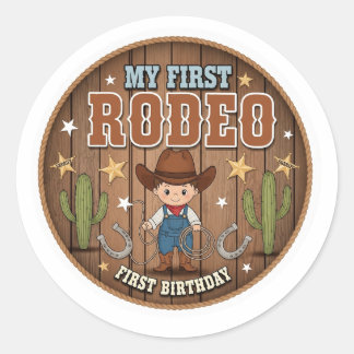 My First Rodeo Baby Sticker