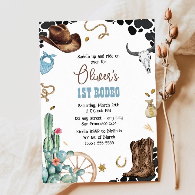 my first rodeo Birthday invitation (Creator Uploaded)