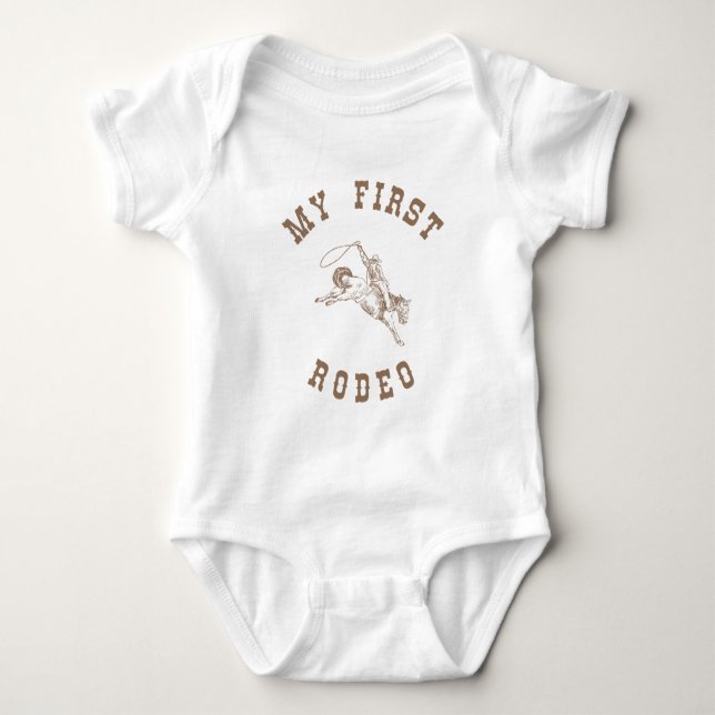 My First Rodeo - First Birthday Shirt (Front)