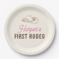 My First Rodeo Personalised Pink Cowgirl Birthday