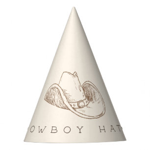 My First Rodeo Western Birthday Cowboy Party Hat
