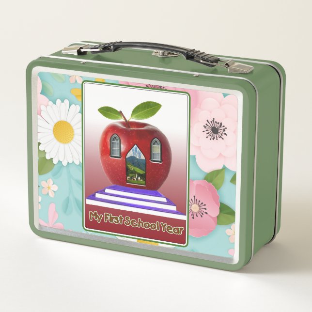 My First School Year Metal Lunch Box (Back)