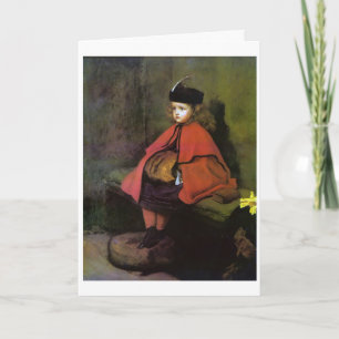 My First Sermon, John Everett Millais Card