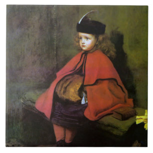My First Sermon, John Everett Millais Tile