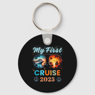 My First Ship Cruise Vacation 2025 Family Trip Gir Key Ring