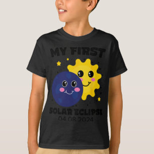 My First Solar Eclipse Toddler Boys Girls 2024 Sol T-Shirt