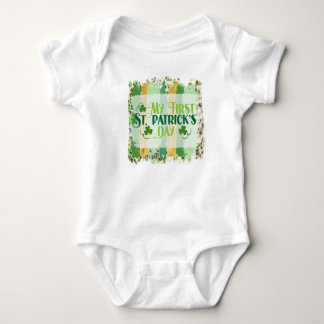 My First St. Patricks Day Baby Bodysuit