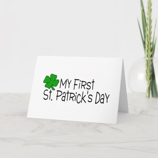My First St Patricks Day Card (Front)
