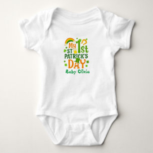 My First St Patricks's Day Cute Baby Bodysuit