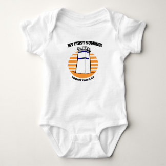 My First Summer Breezy Point, New York Baby Bodysuit
