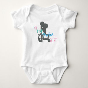 My First Swim T-Shirt Infant Bodysuit