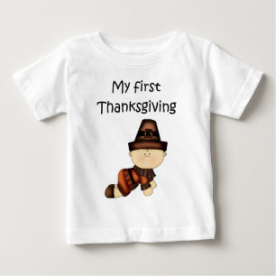 My First Thanksgiving Boy #2 *T-shirt* Baby T-Shirt