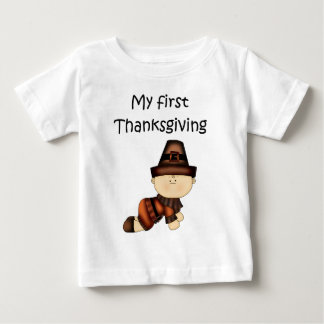 My First Thanksgiving Boy #2 *T-shirt* Baby T-Shirt