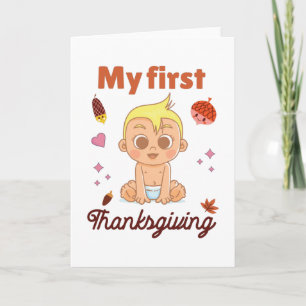 My first Thanksgiving Card