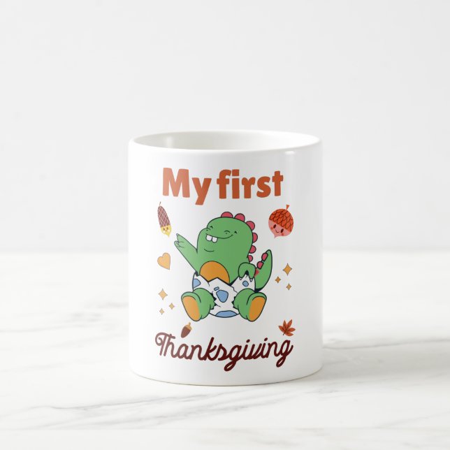 My first Thanksgiving Coffee Mug (Center)