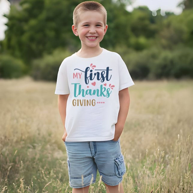 My first Thanksgiving  T-Shirt (Creator Uploaded)