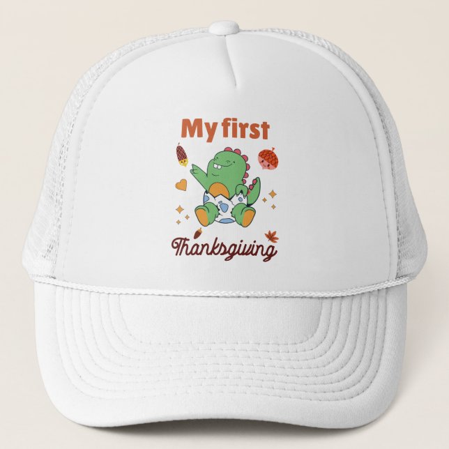 My first Thanksgiving Trucker Hat (Front)
