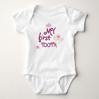 my first tooth baby bodysuit
