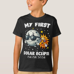 My First Total Solar Eclipse April 8 2024 Toddler T-Shirt