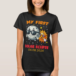 My First Total Solar Eclipse April 8 2024 Toddler T-Shirt