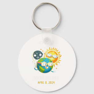 My First Total Solar Eclipse April 8th 2024 Toddle Key Ring