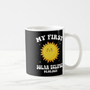 My First Total Solar Eclipse April 8th For Kids Bo Coffee Mug