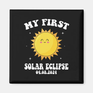 My First Total Solar Eclipse April 8th For Kids Bo Magnet