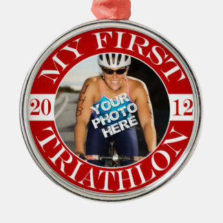 My First Triathlon - 2012 Metal Tree Decoration
