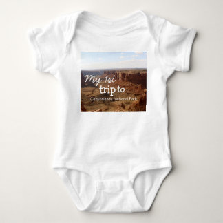My first trip to Canyonlands Baby Bodysuit