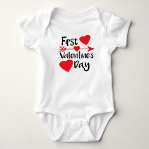 My First Valentine Baby Bodysuit