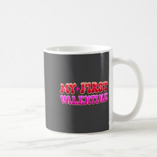 My First Valentine Heart Stars Fun Celebration  Coffee Mug