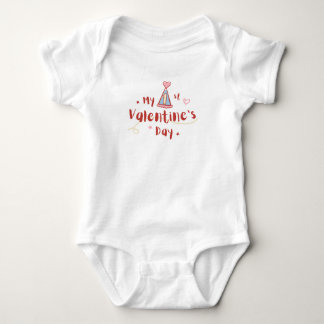 My First Valentine's Day Baby Jumpsuit