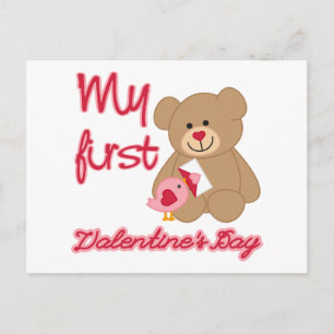 My First Valentine's Day Holiday Postcard