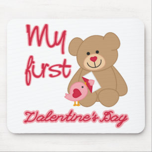 My First Valentine's Day Mouse Mat