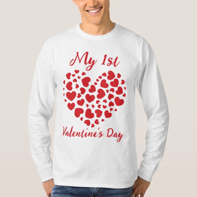 My First Valentine's Day T-Shirt (Front)