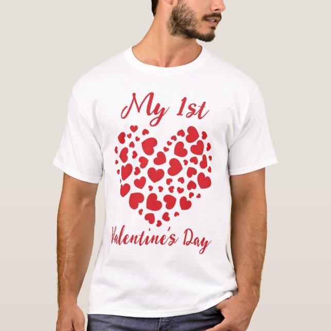My First Valentine's Day T-Shirt (Front)