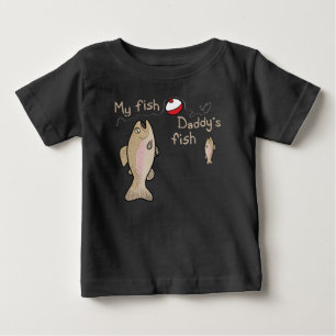 My Fish Daddys Fish Baby T-Shirt