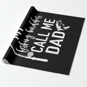 My Fishing Buddies Call Me Best Dad ever gift Wrapping Paper