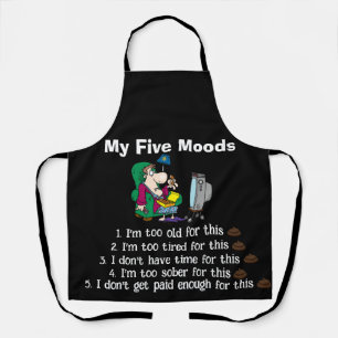 My Five Moods Apron